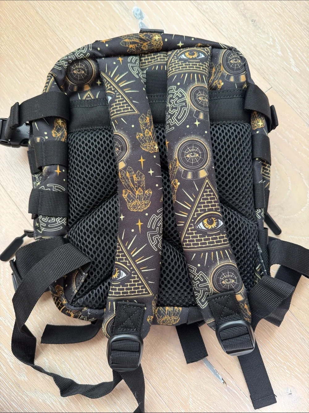 WOLFPAK Tactical Backpack 9L Mini Gold Celestial Print